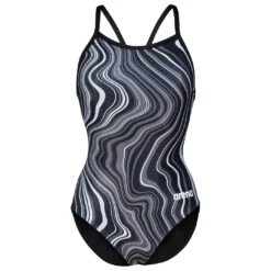 Arena Women's Lightdrop Back Marbled - Badeanzug
