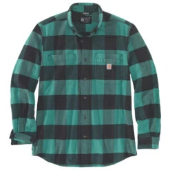 Carhartt Midweight Flannel L/S Plaid Shirt - Hemd