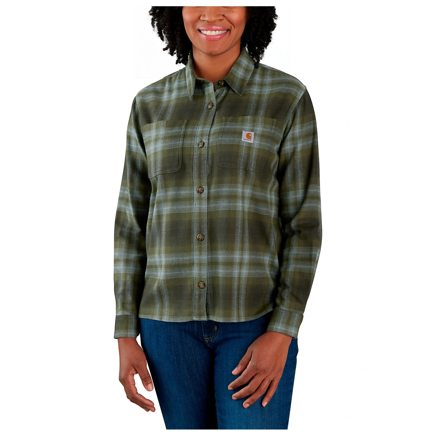 Carhartt Women's Midweight Flannel L/S Plaid Shirt - Hemd – Bild 2
