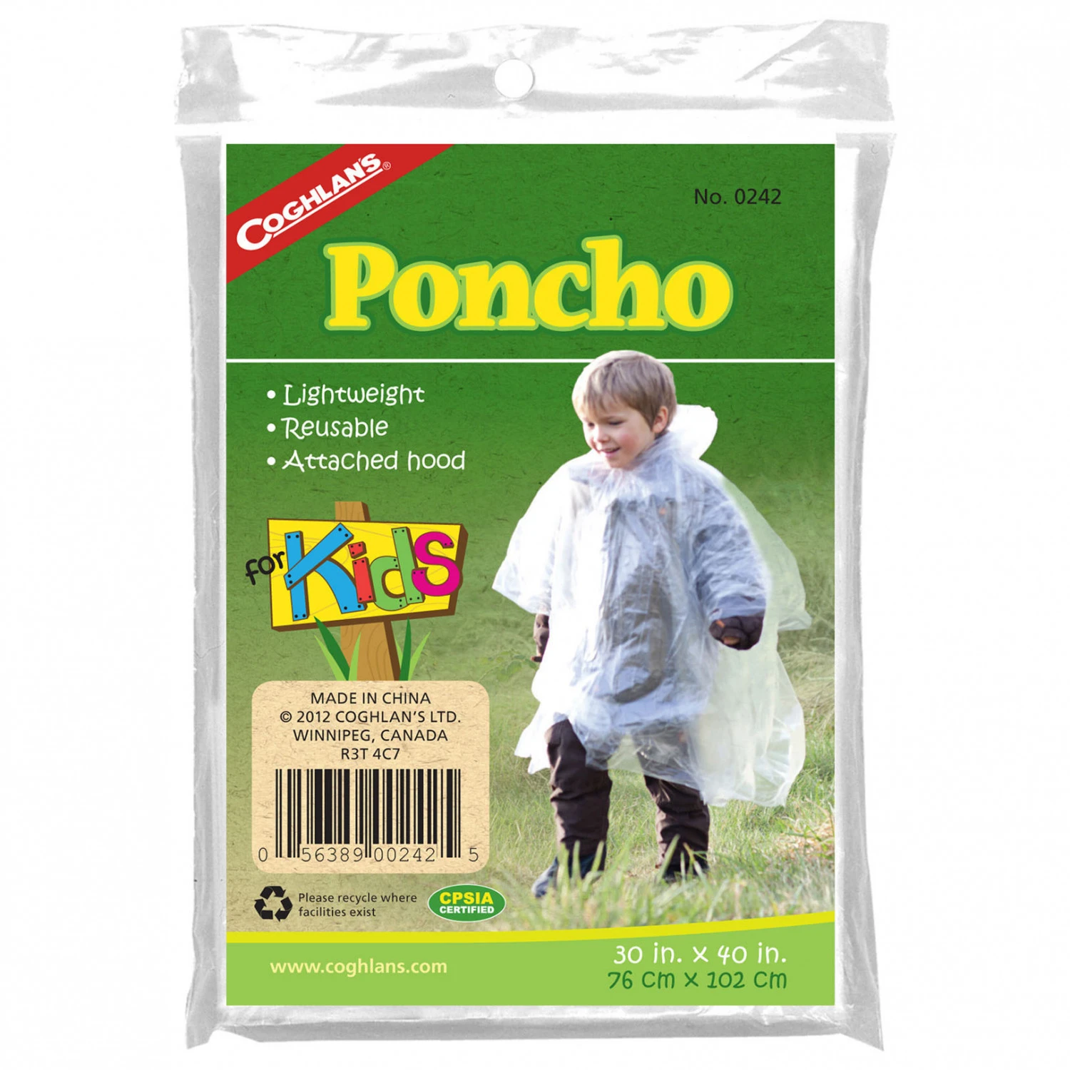 Coghlans Notfall-Poncho Für Kinder - Poncho