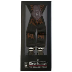 Deerhunter Logo Braces With Clips - Hosenträger