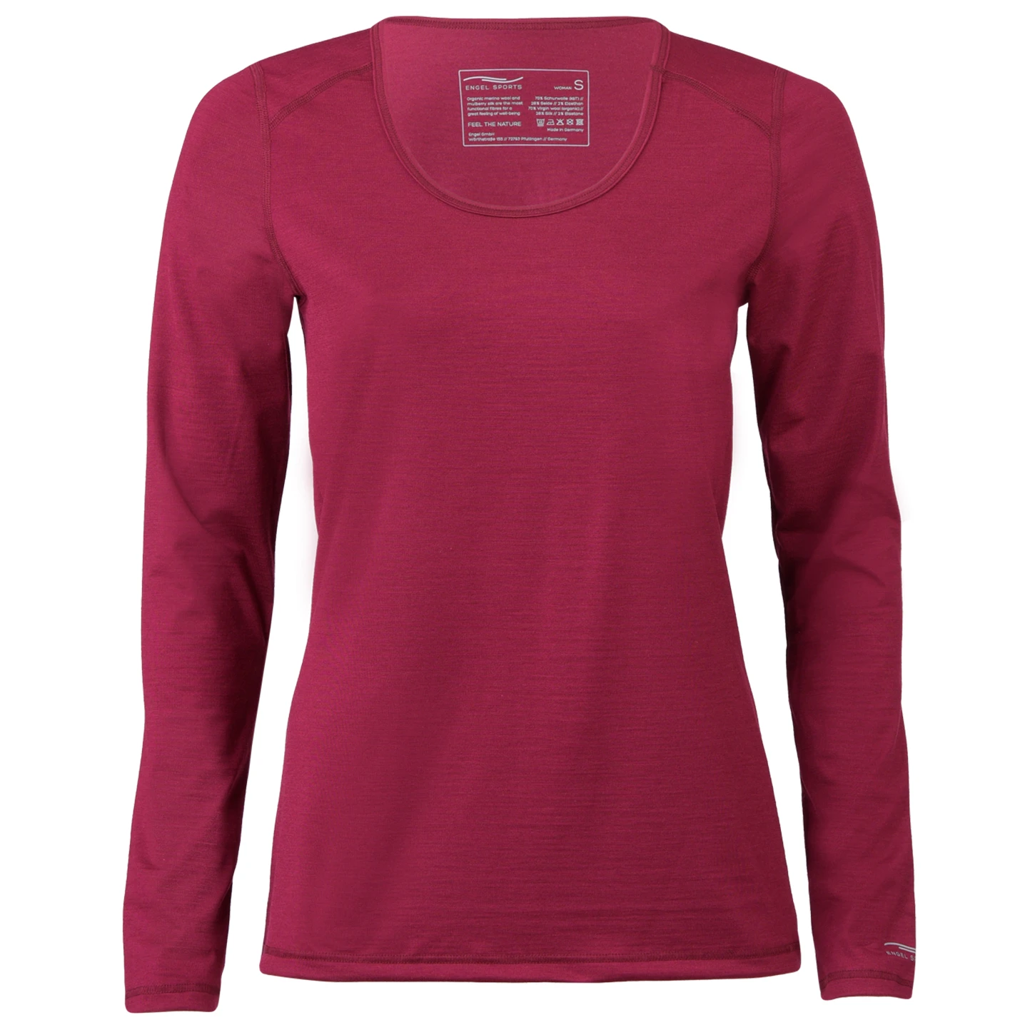 Women's Shirt Langarm Regular Fit - Merinoshirt
