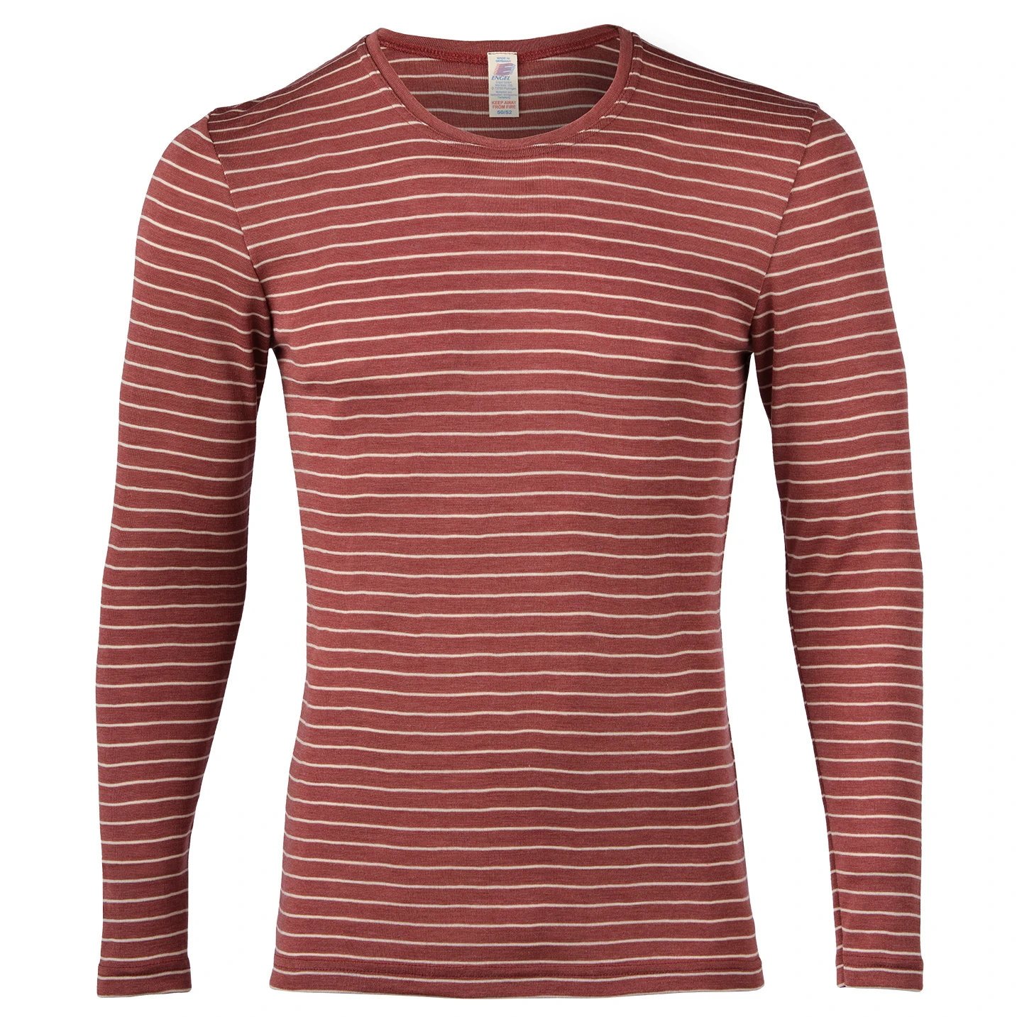 Engel Striped L/S Shirt - Merinounterwäsche