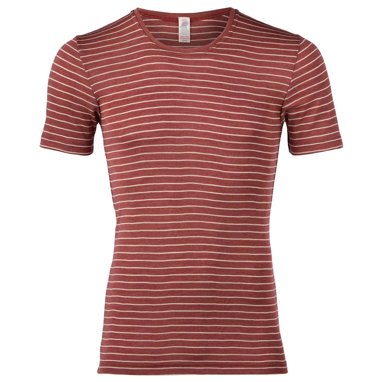 Engel Striped S/S Shirt - Merinounterwäsche – Bild 2
