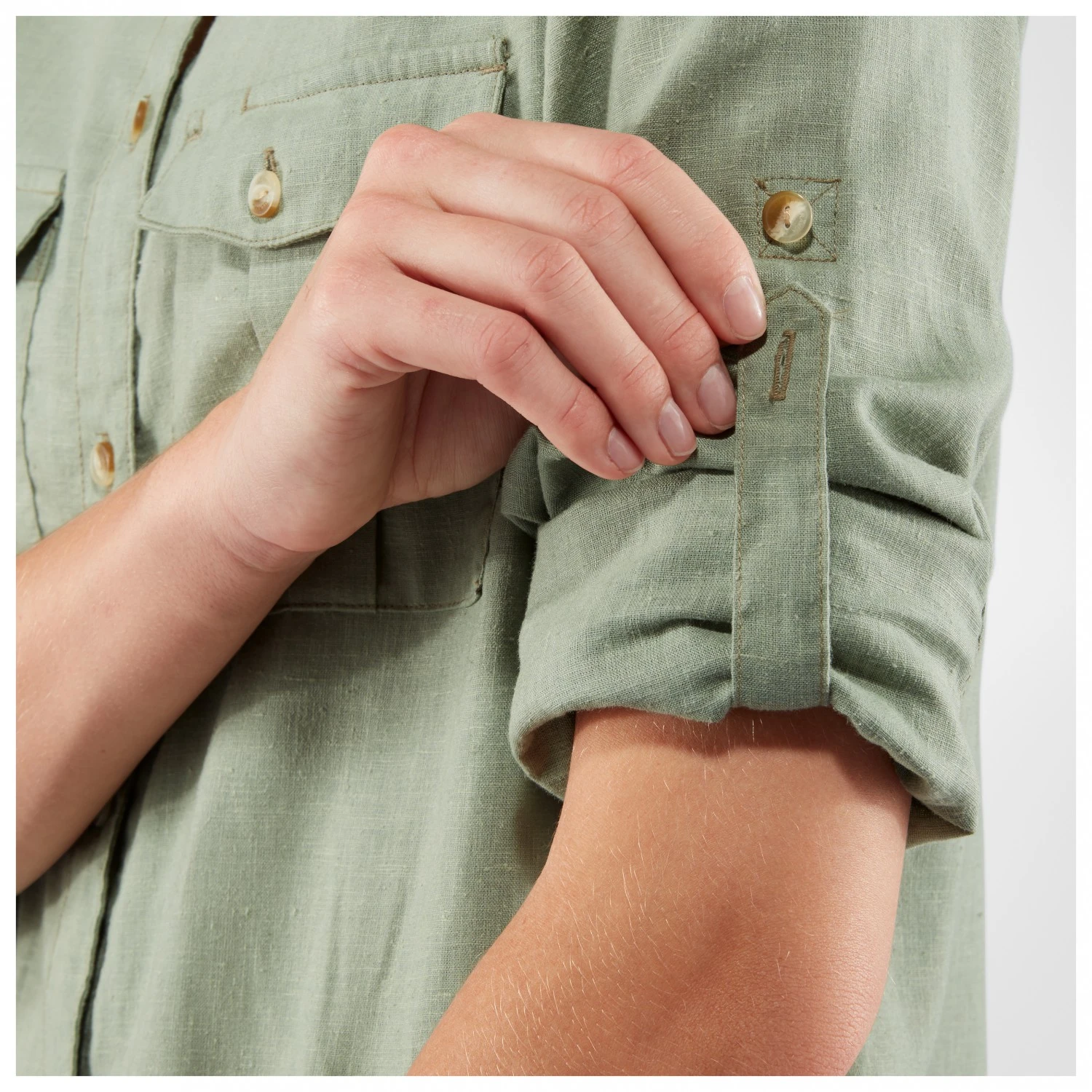 FJÄLLRÄVEN Women's Övik Travel Shirt L/S - Bluse – Bild 6