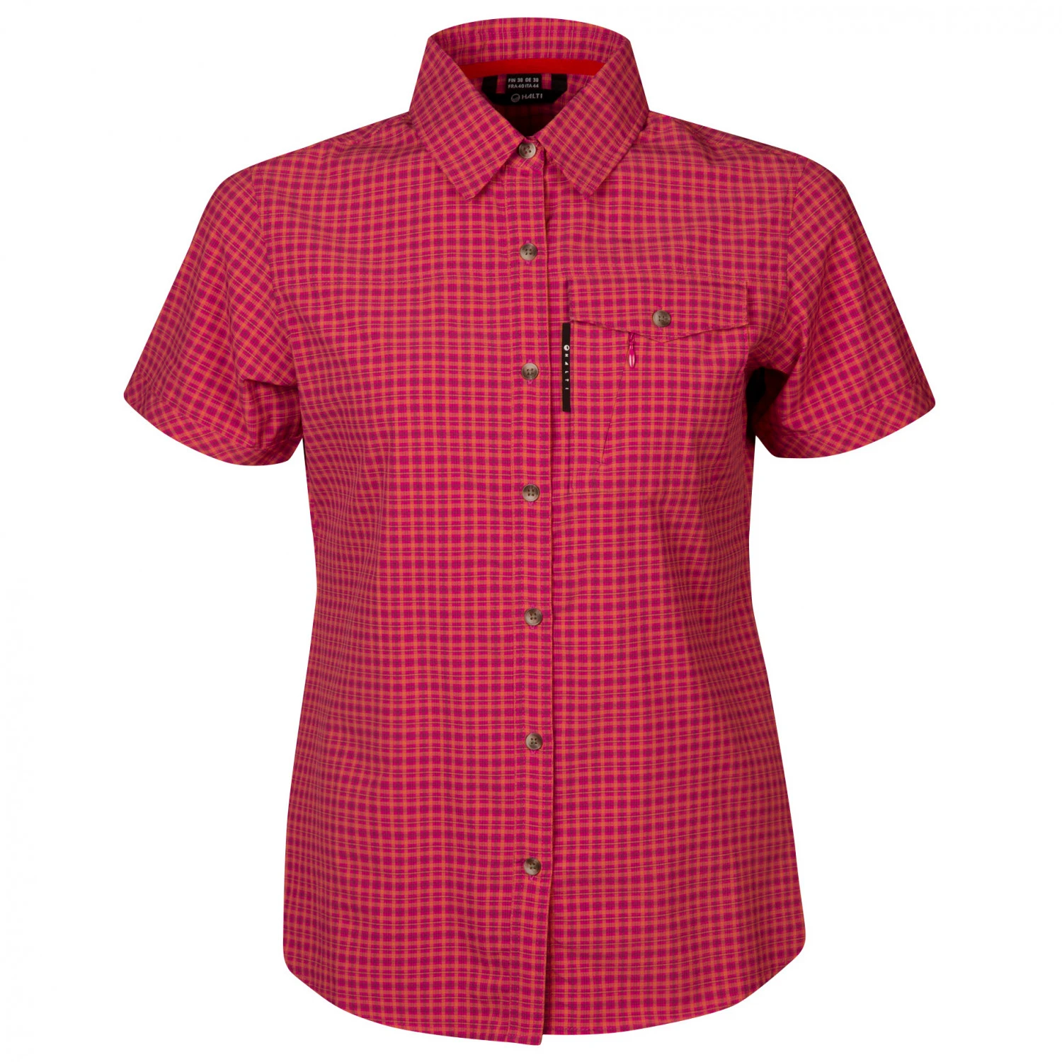 Halti Women's Leiri S/S Check Shirt - Bluse – Bild 6