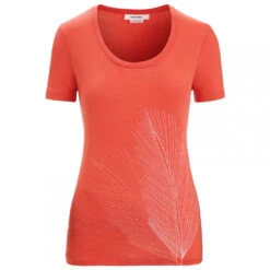 Icebreaker Women's Tech Lite II S/S Scoop Tee Plume - Merinoshirt