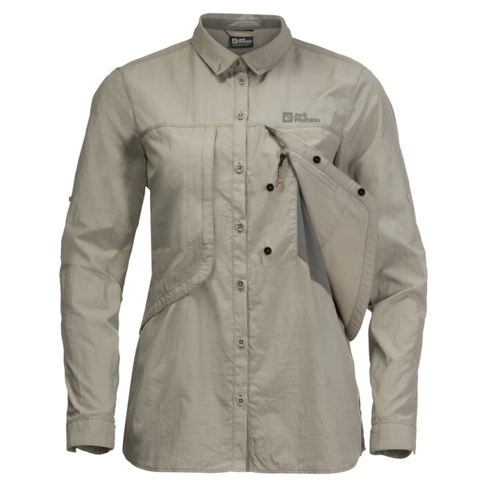 Jack Wolfskin Women's Diskovera L/S Shirt - Bluse – Bild 2