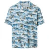 KnowledgeCotton Apparel Boxed Fit AOP S/S Light Shirt - Hemd