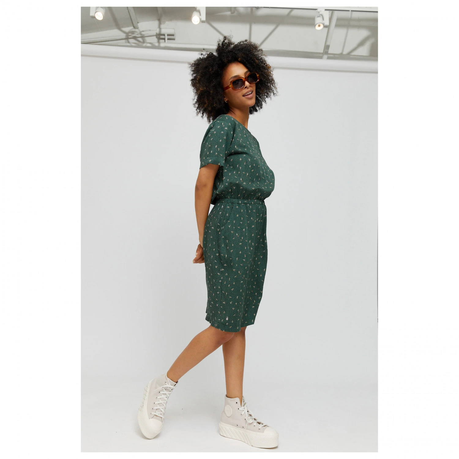 Women's Valera Printed Dress - Kleid – Bild 6