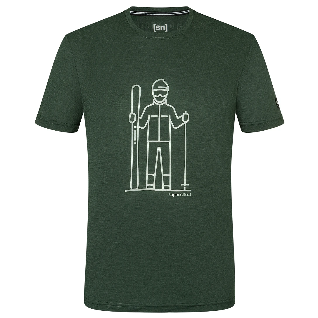 Super.natural Skieur Tee - Merinoshirt