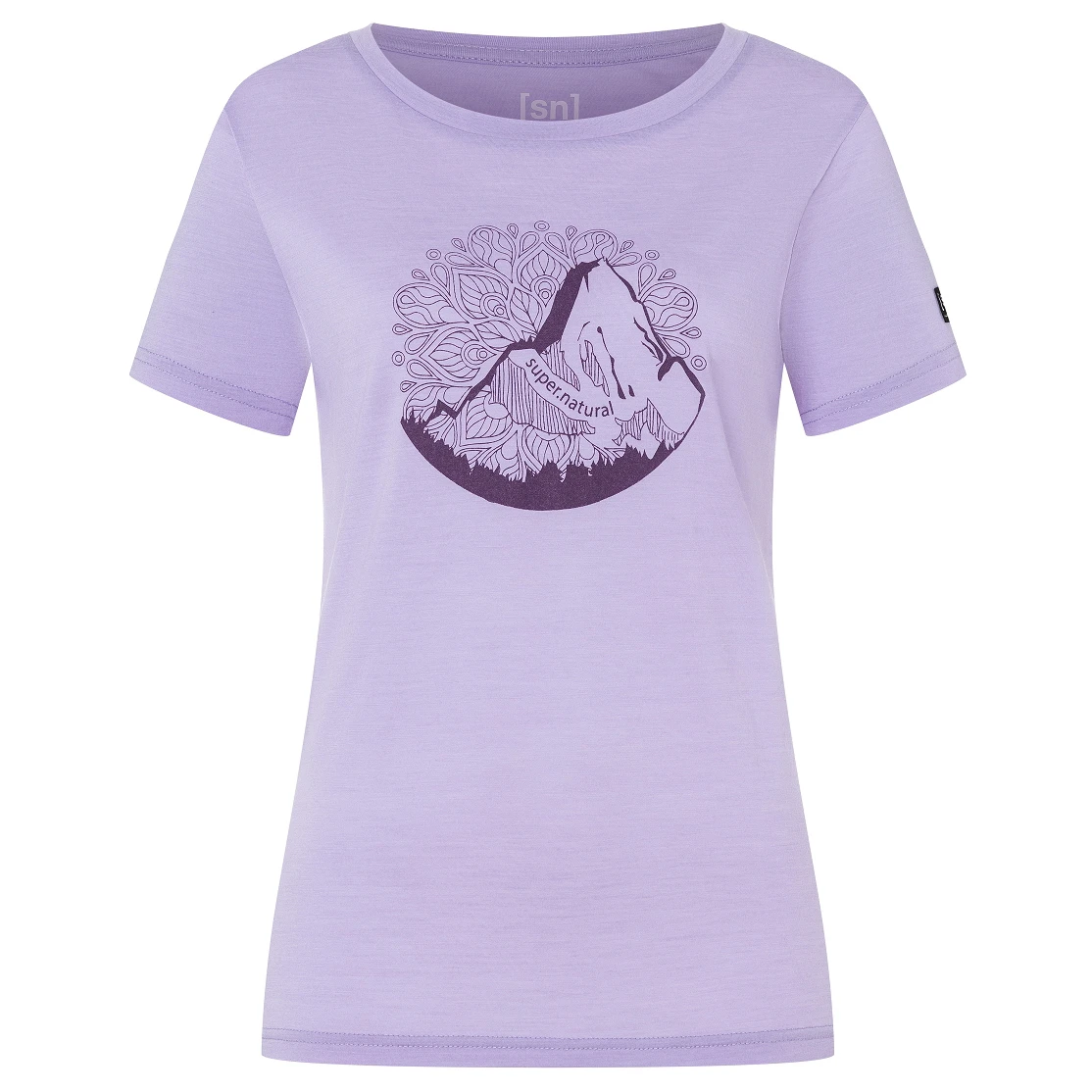 Super.natural Women's Mountain Mandala Tee - Merinoshirt – Bild 4