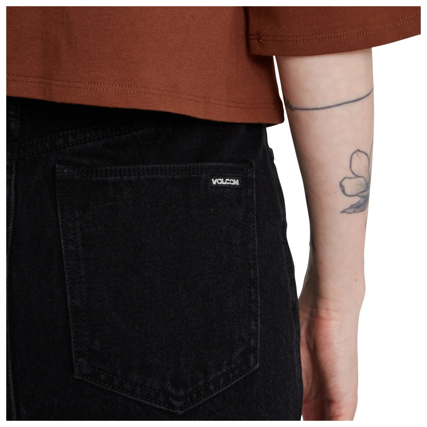 Volcom Women's Weellow Denim Skirt - Rock – Bild 5